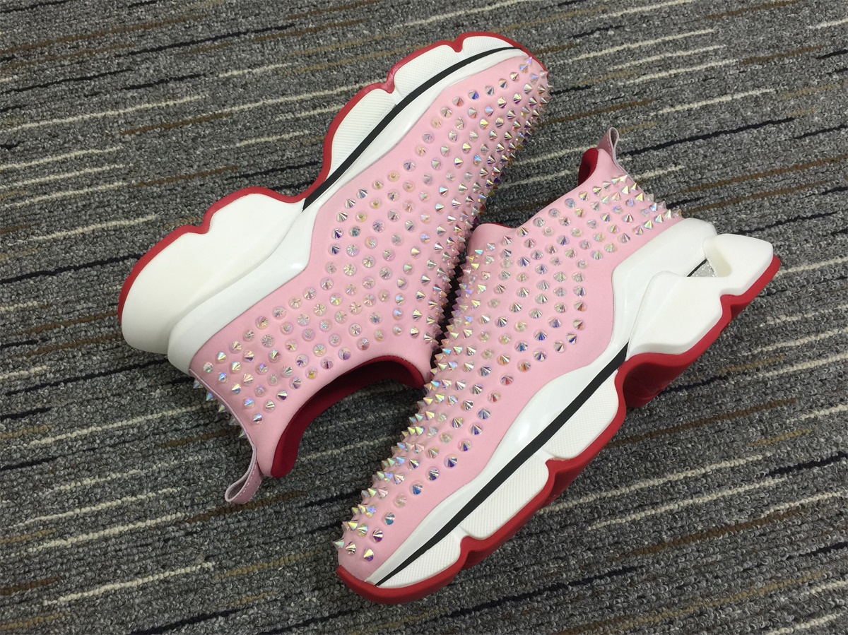 C*ristian L*uboutin Red Runner Sneaker