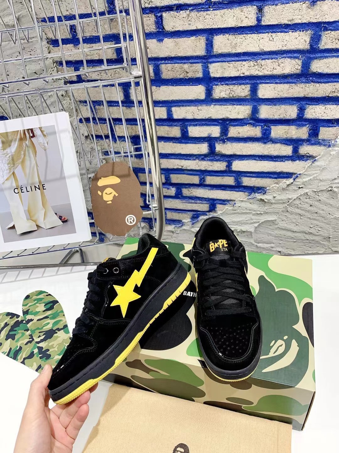 Men Women B*ape Top Sneaker