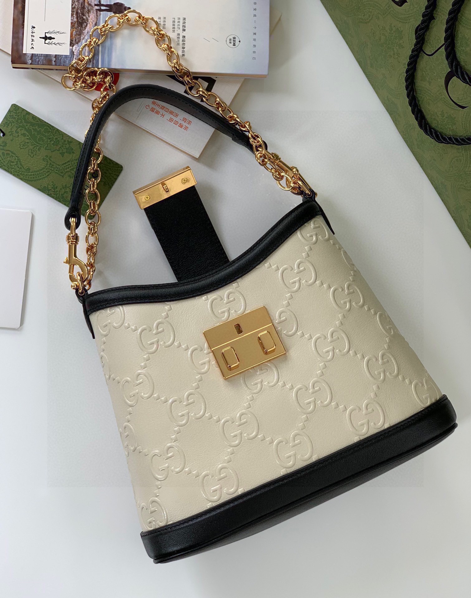 G*ucci Bag Top Quality 25*21*9CM