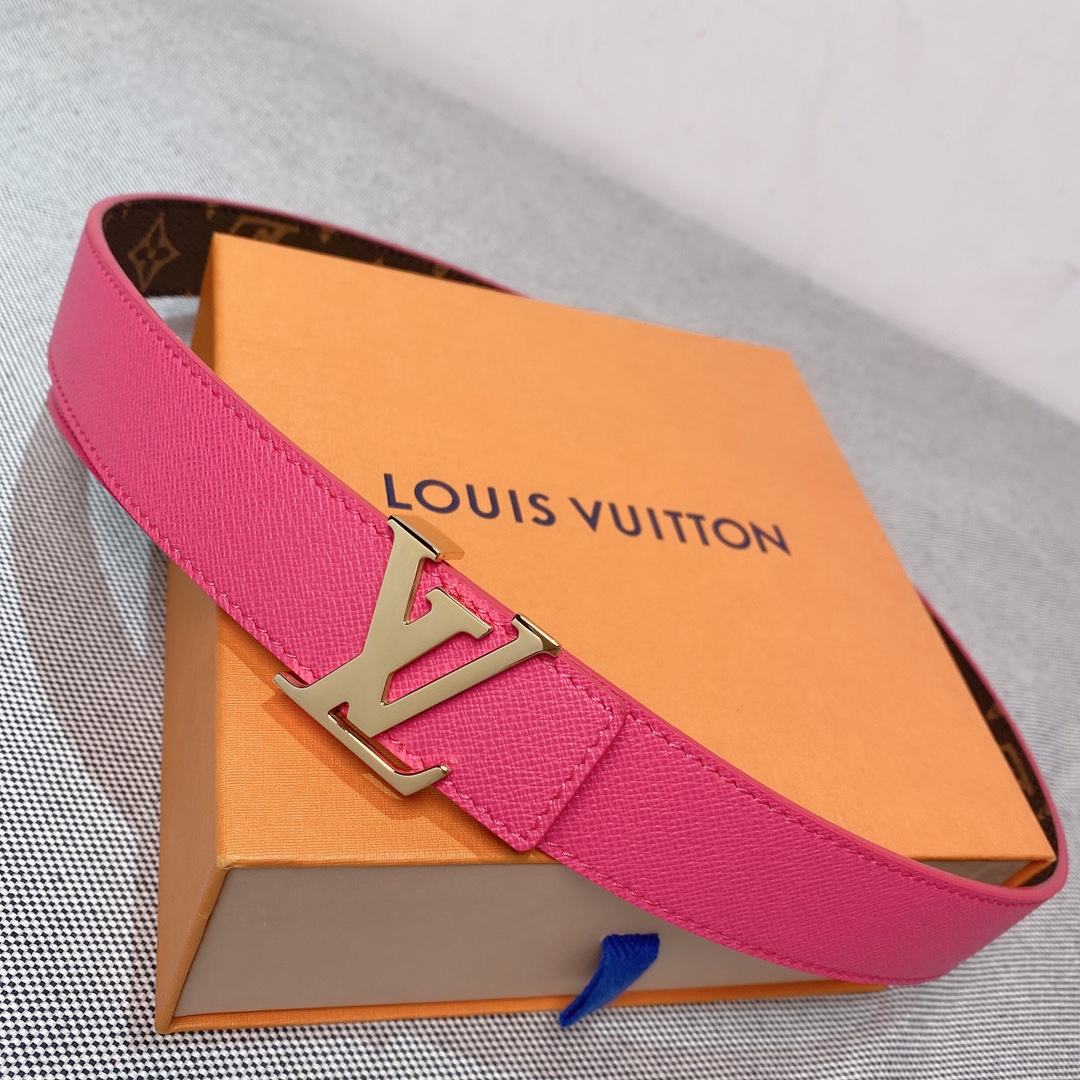 L*ouis V*uitton Belts Top Quality 30MM