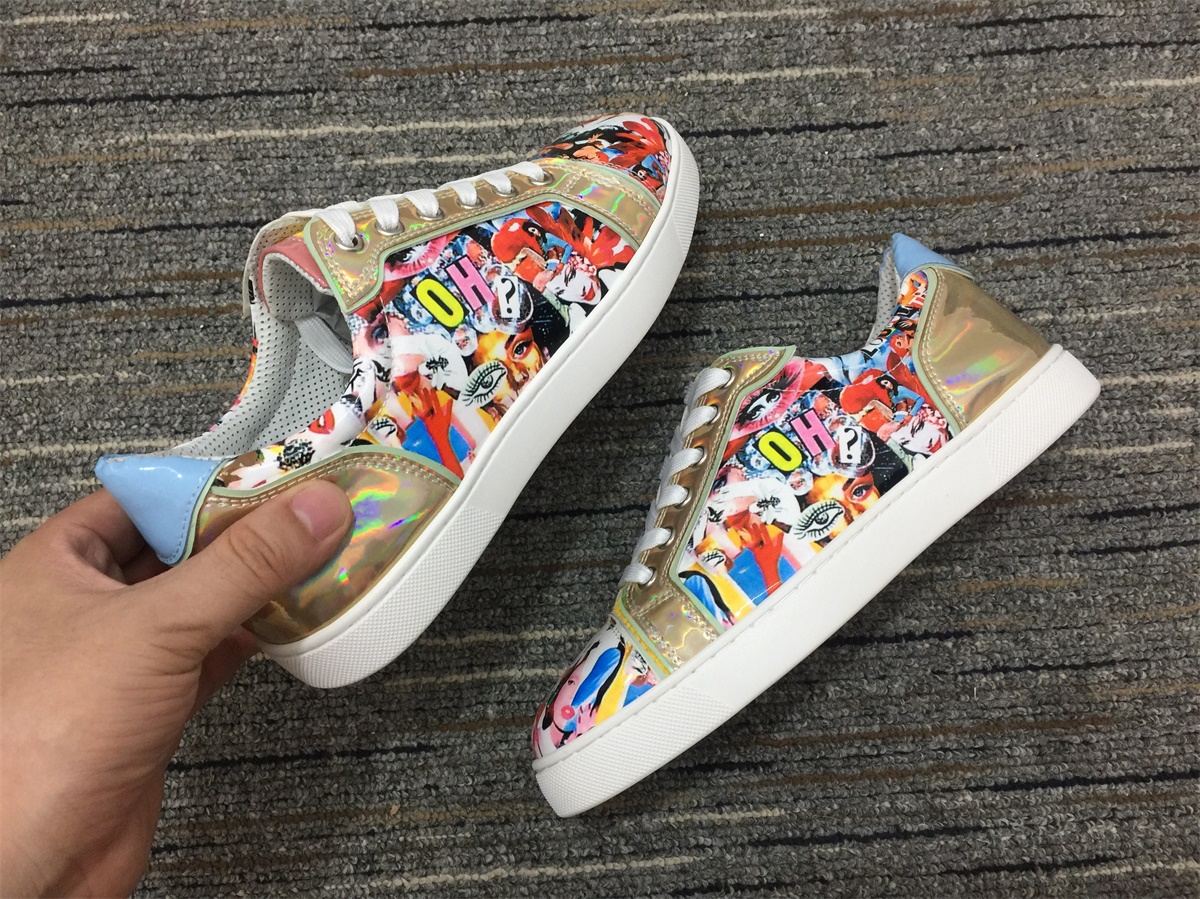 Men C*hristian L*ouboutin Low Top Sneakers