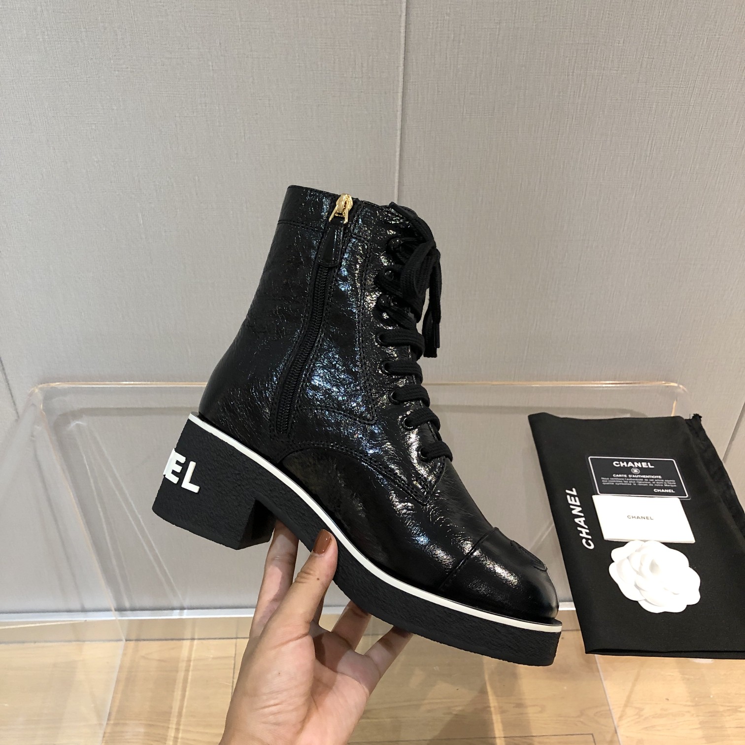 Women C*hanel Top Sneaker