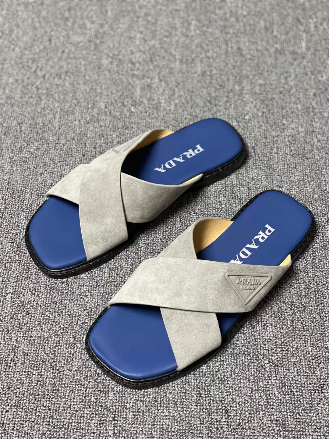 Men P*rada Top Sandals