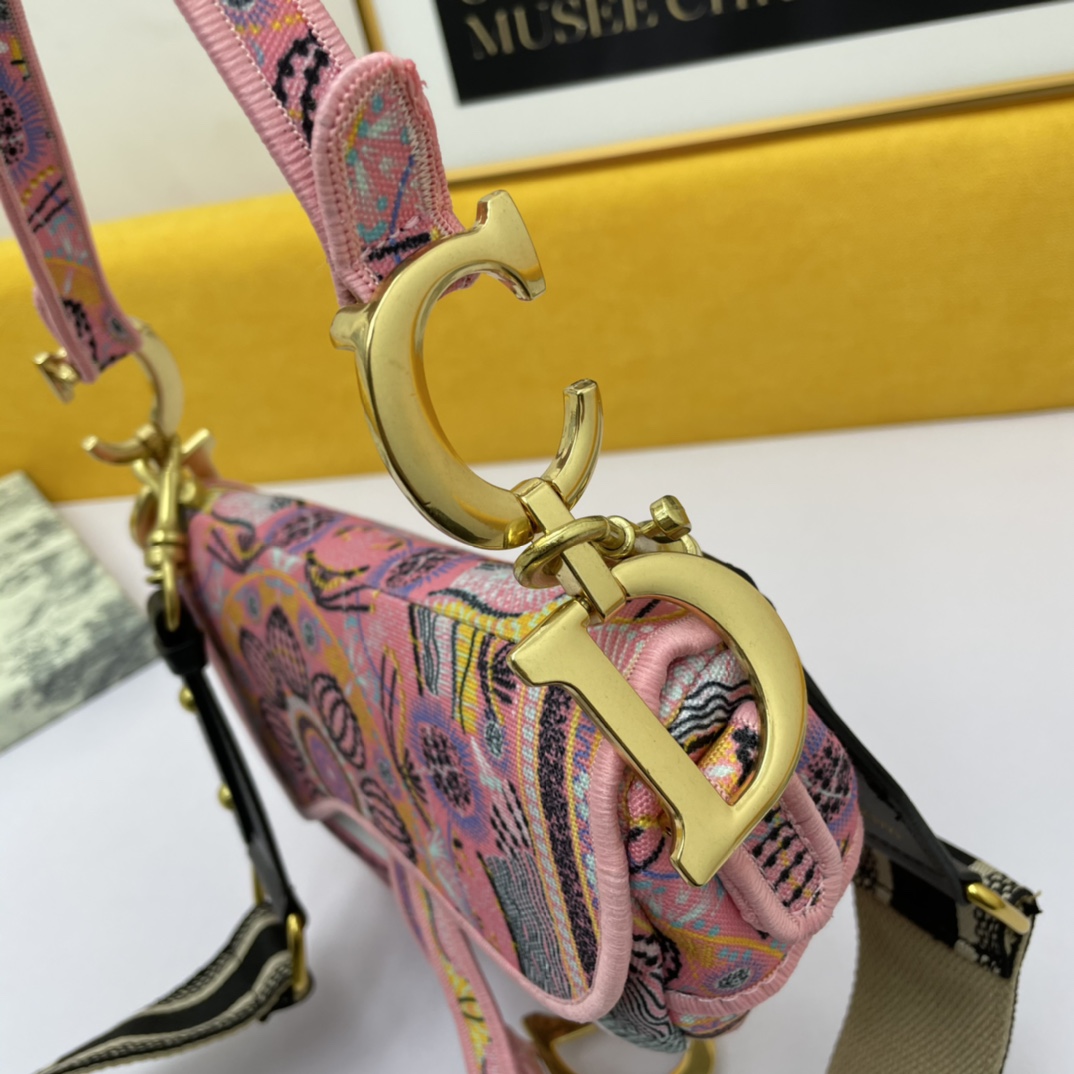 D*ior Top Bag 24*6*18cm