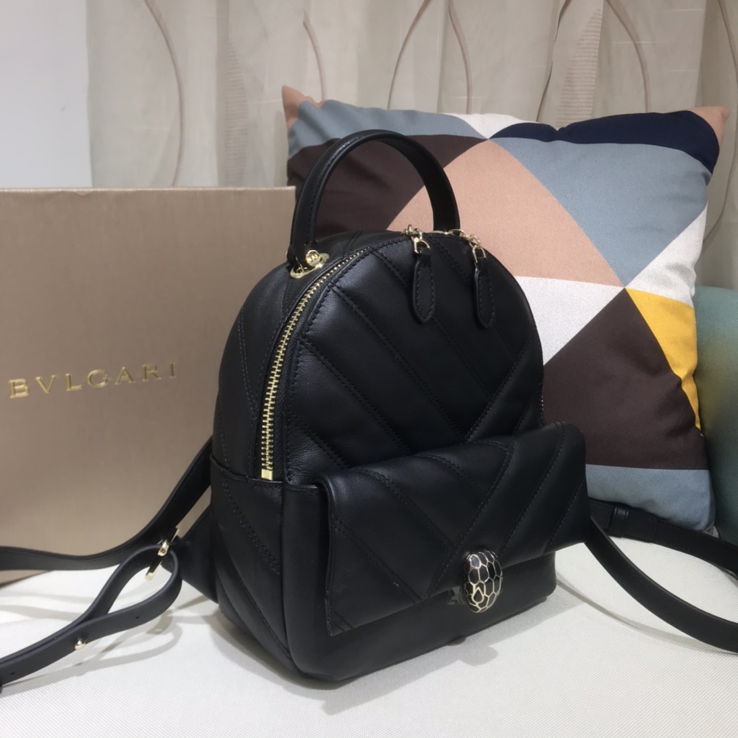 B*vlgari Top Bag 18 * 22 * 11cm