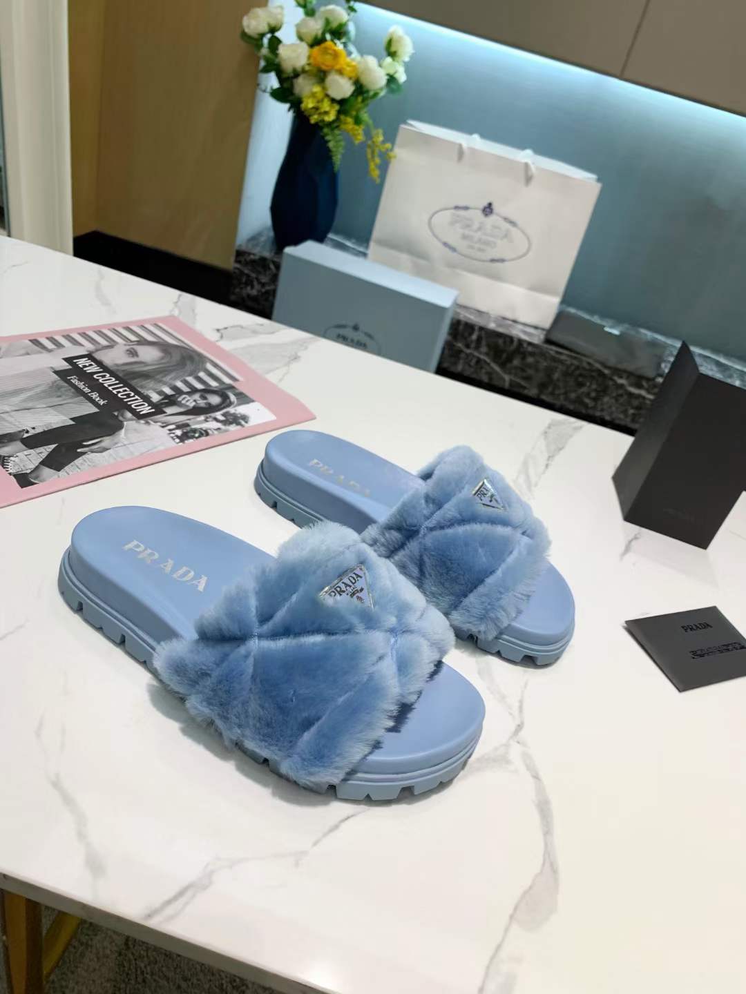 Women P*rada Top Sandals