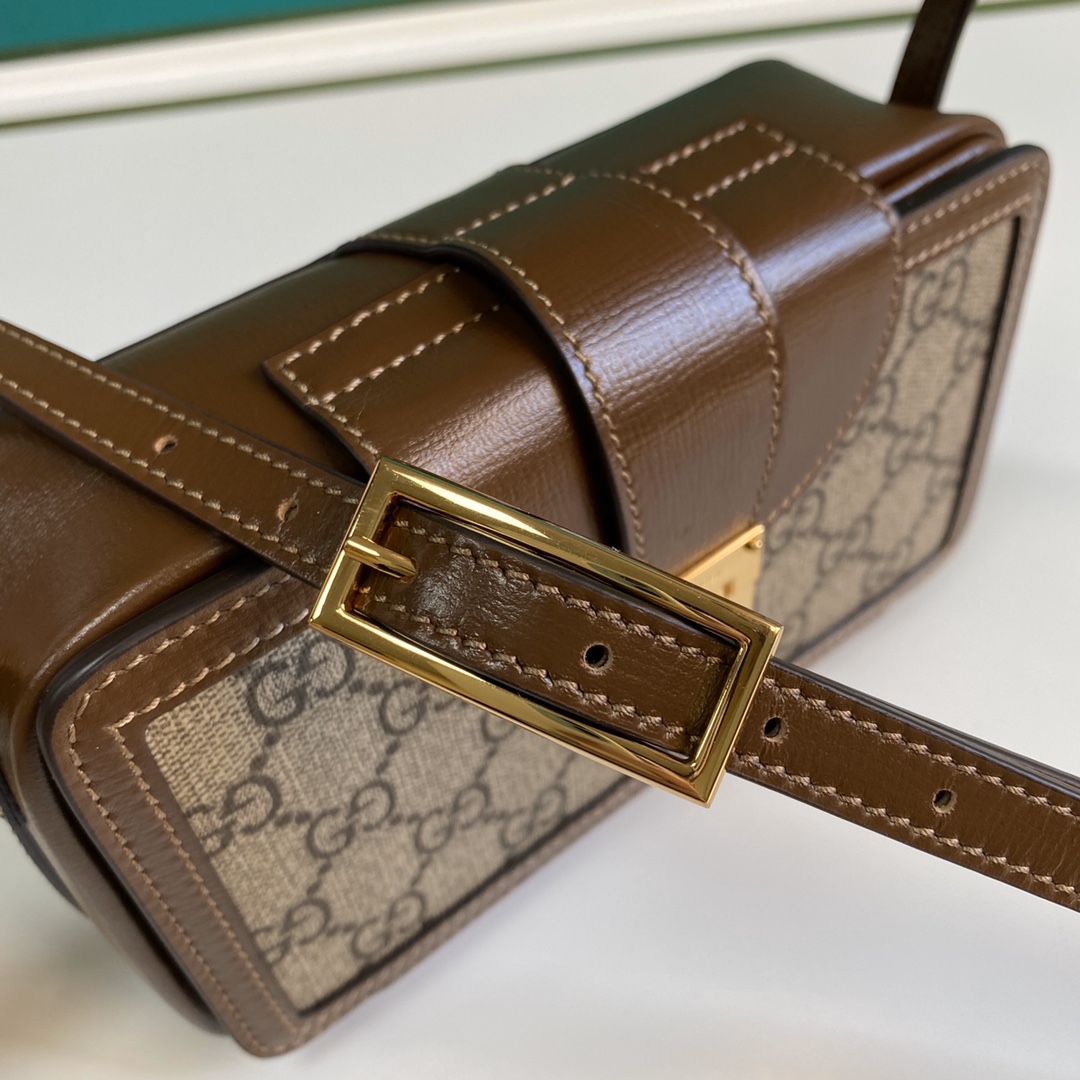 G*ucci Bag Top Quality 18*10.5*6.5CM