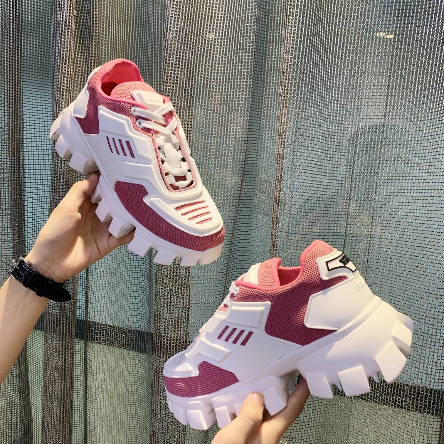 Men Women P*rada Top Sneaker