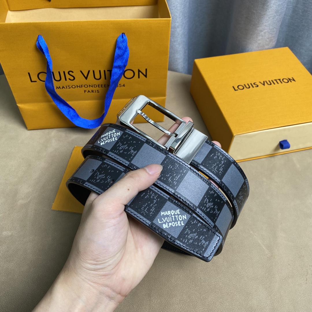 L*ouis V*uitton Belts Top Quality 35MM