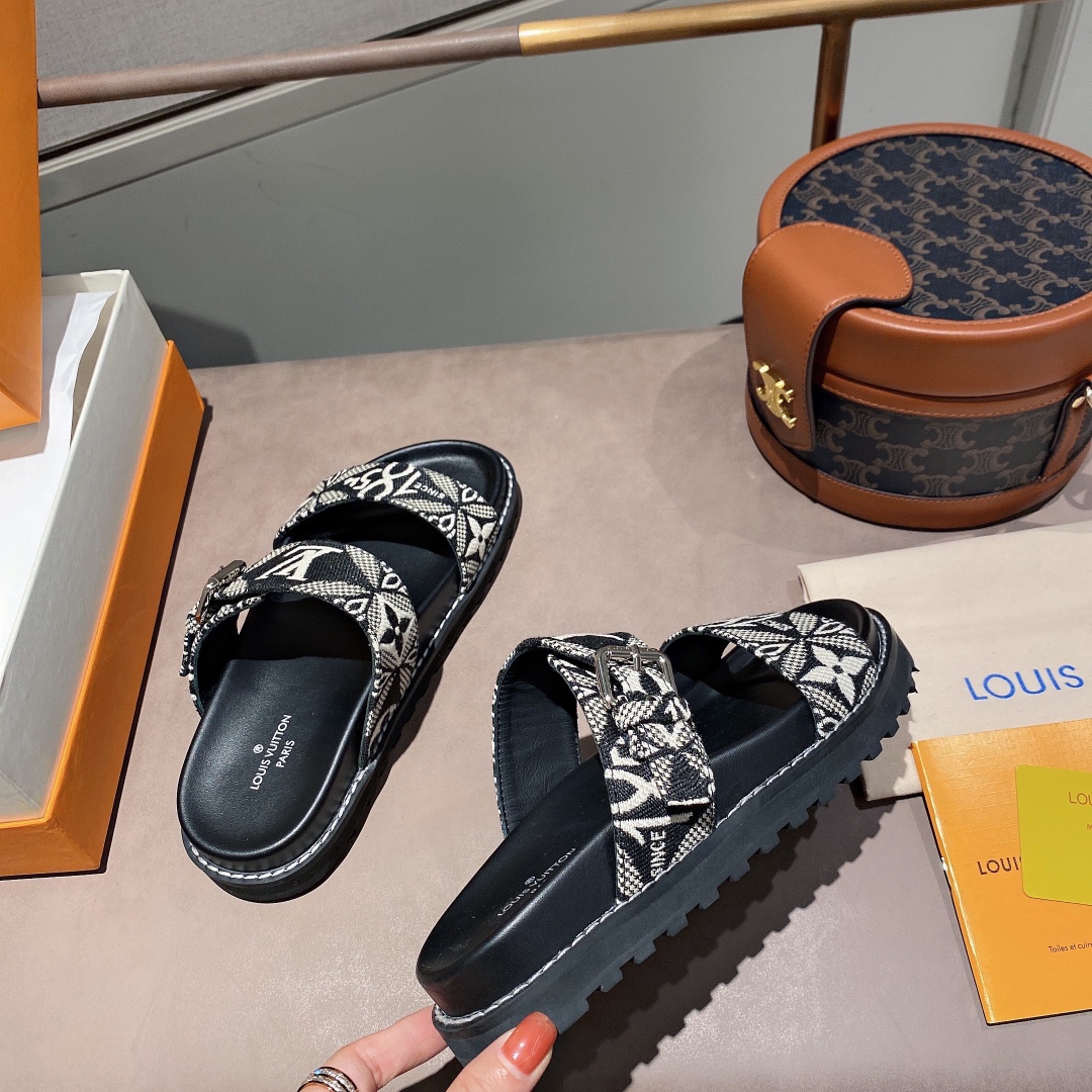 Women L*ouis V*uitton Top Sandals