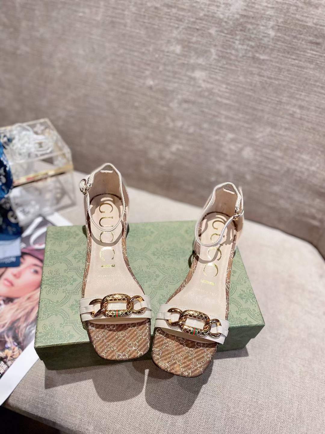 Women G*ucci Top Sandals