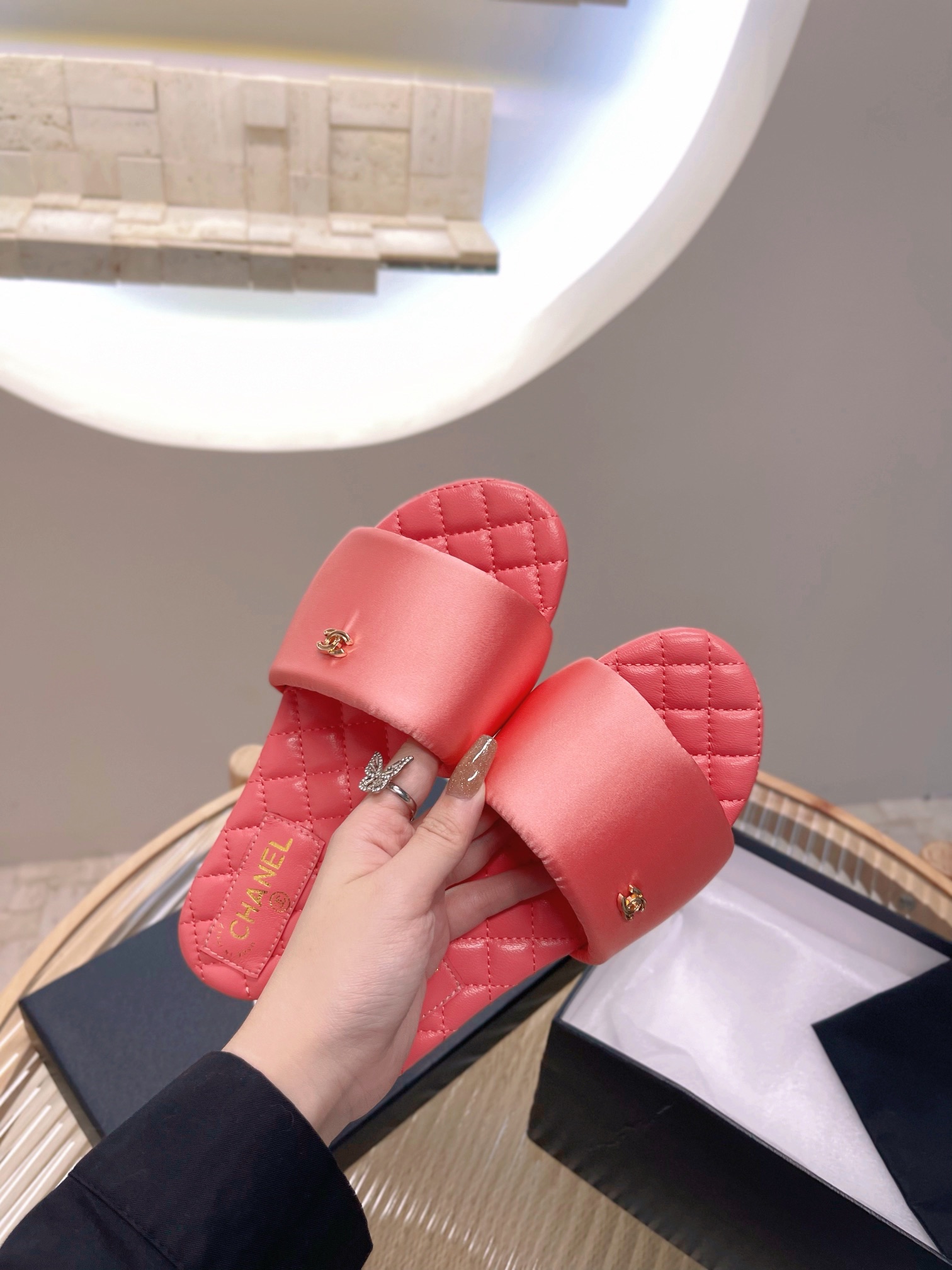 Women C*hanel Top Sandals