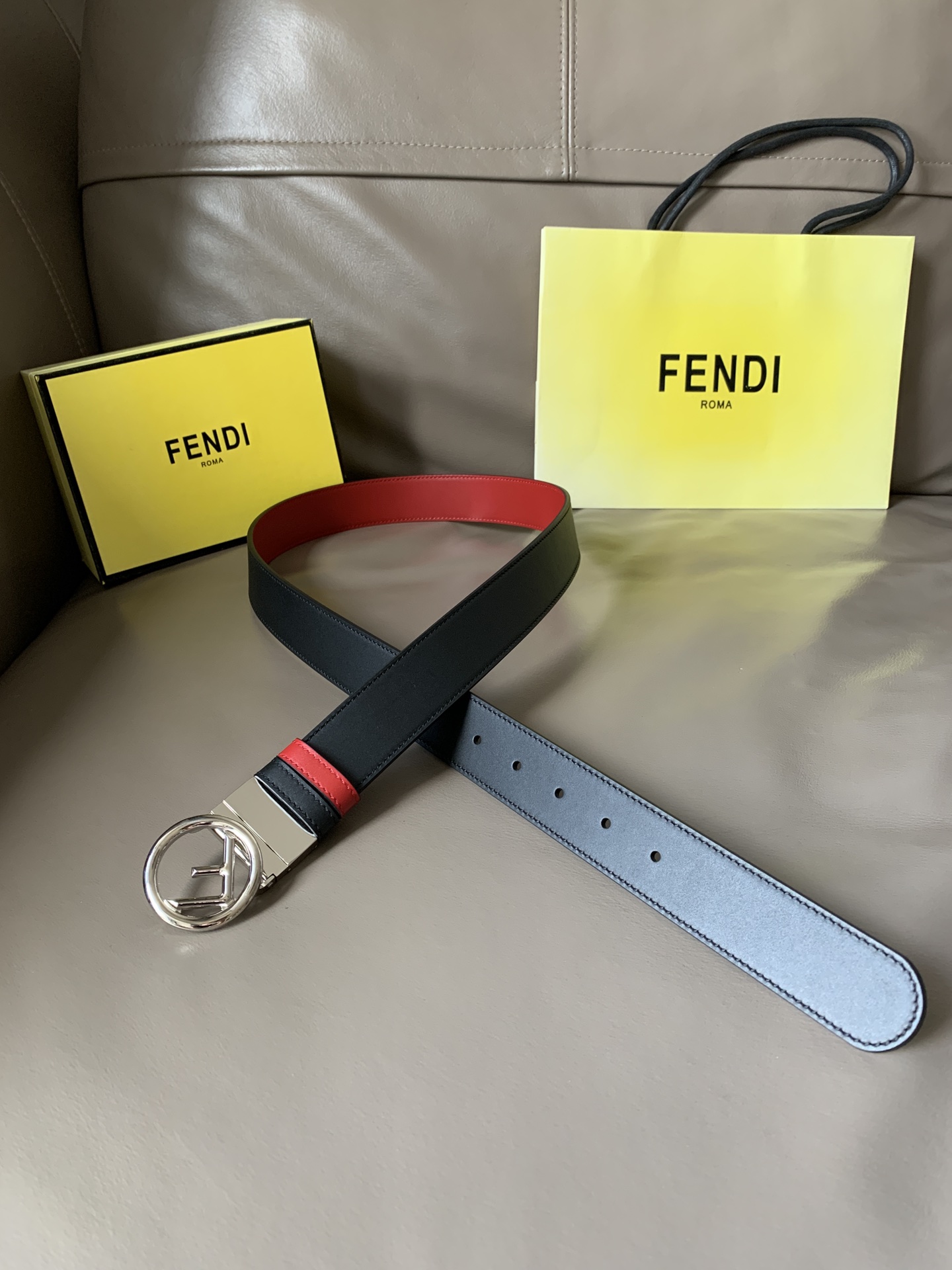 F*endi Belts Top Quality 34MM