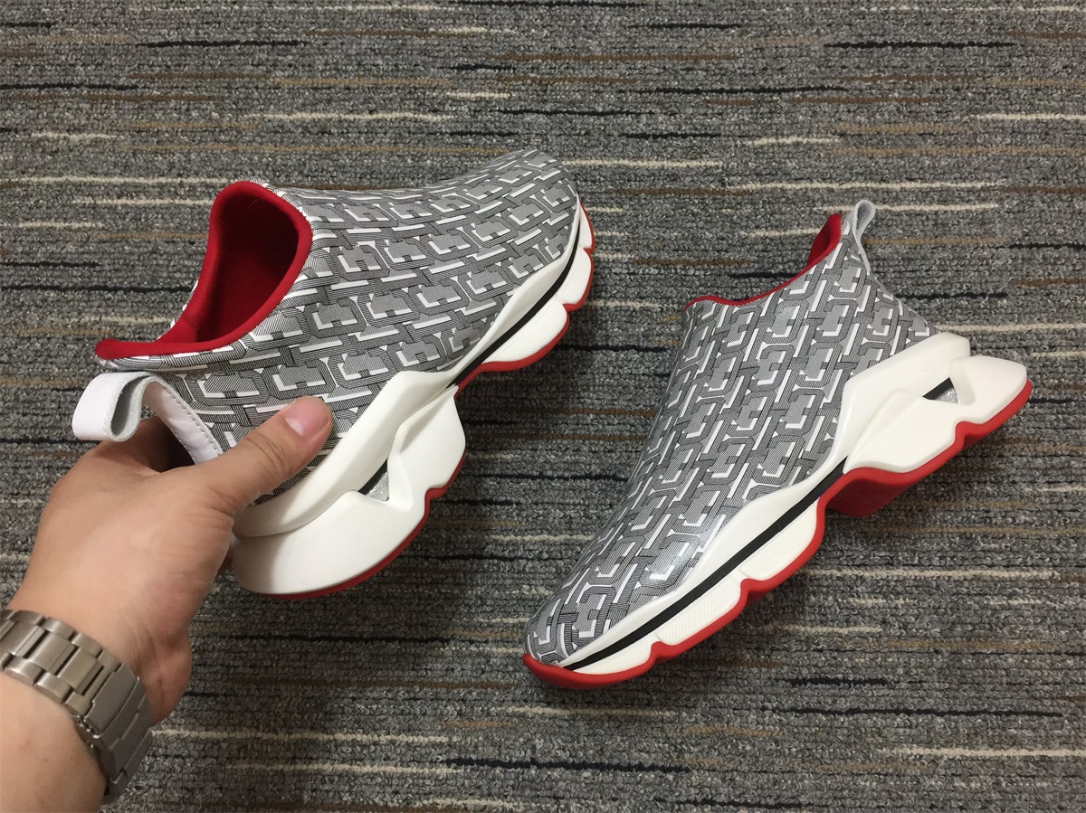 C*ristian L*uboutin Red Runner Sneaker