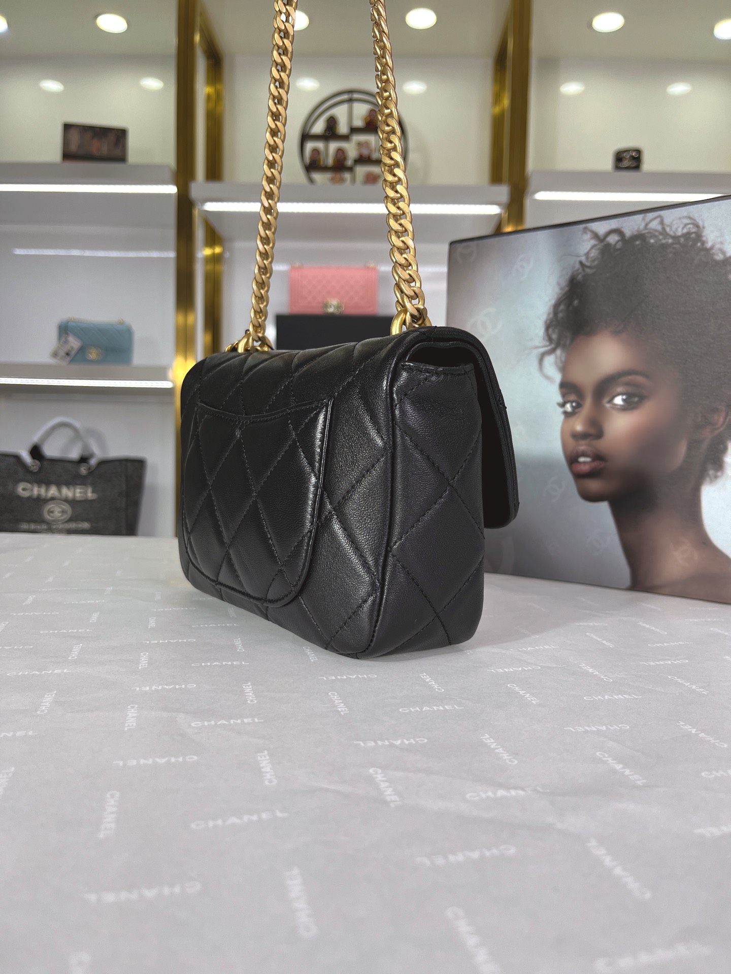 C*hanel Bag Top Quality 18.5*14*5*cm