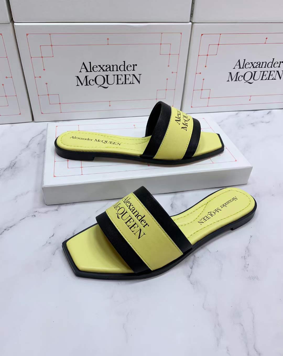 Women A*lexander M*cqueen Top Sandals