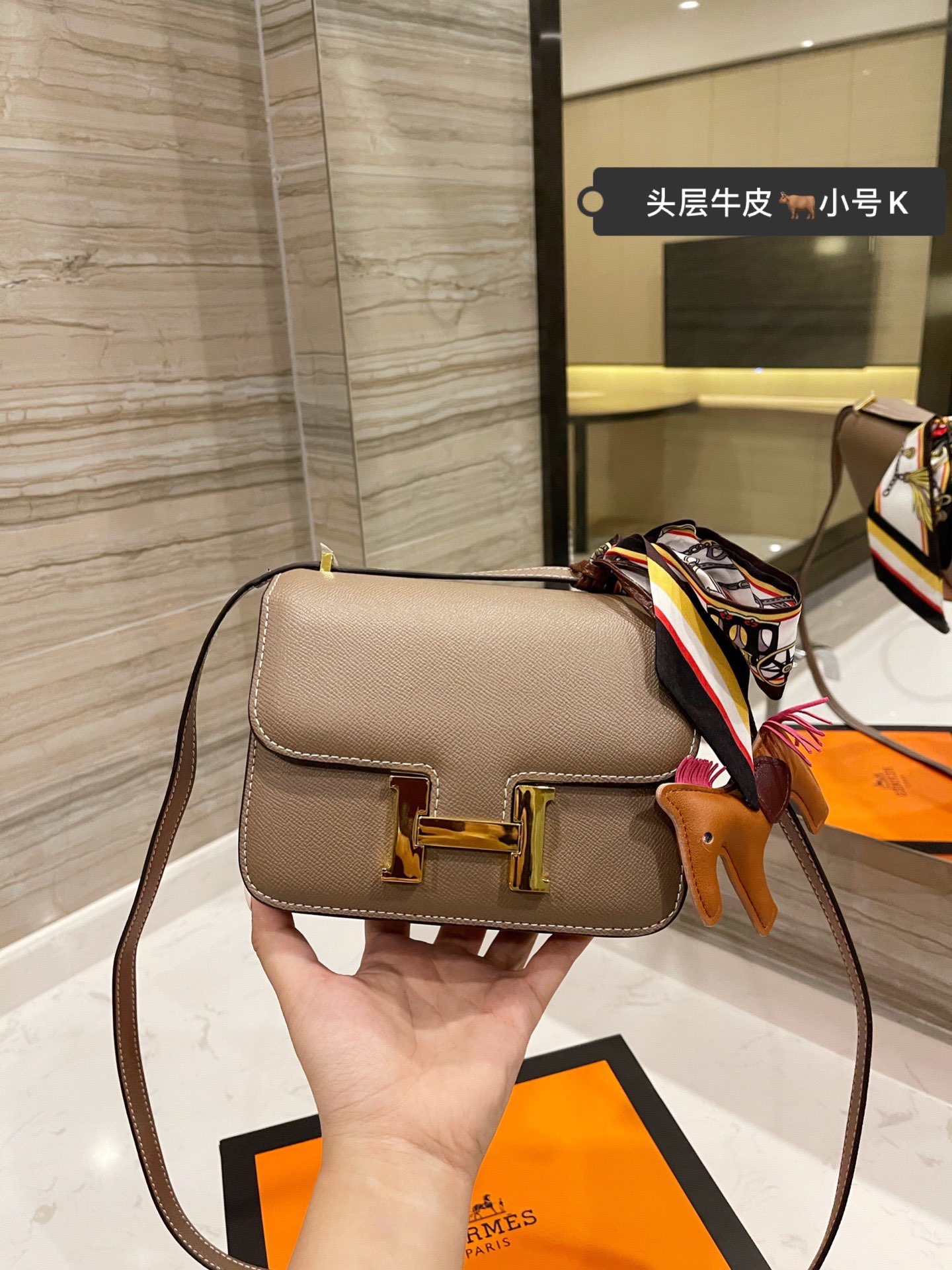 H*ermes Top Bag 18*13CM