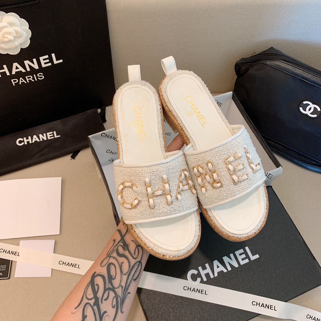 Women C*hanel Top Sandals