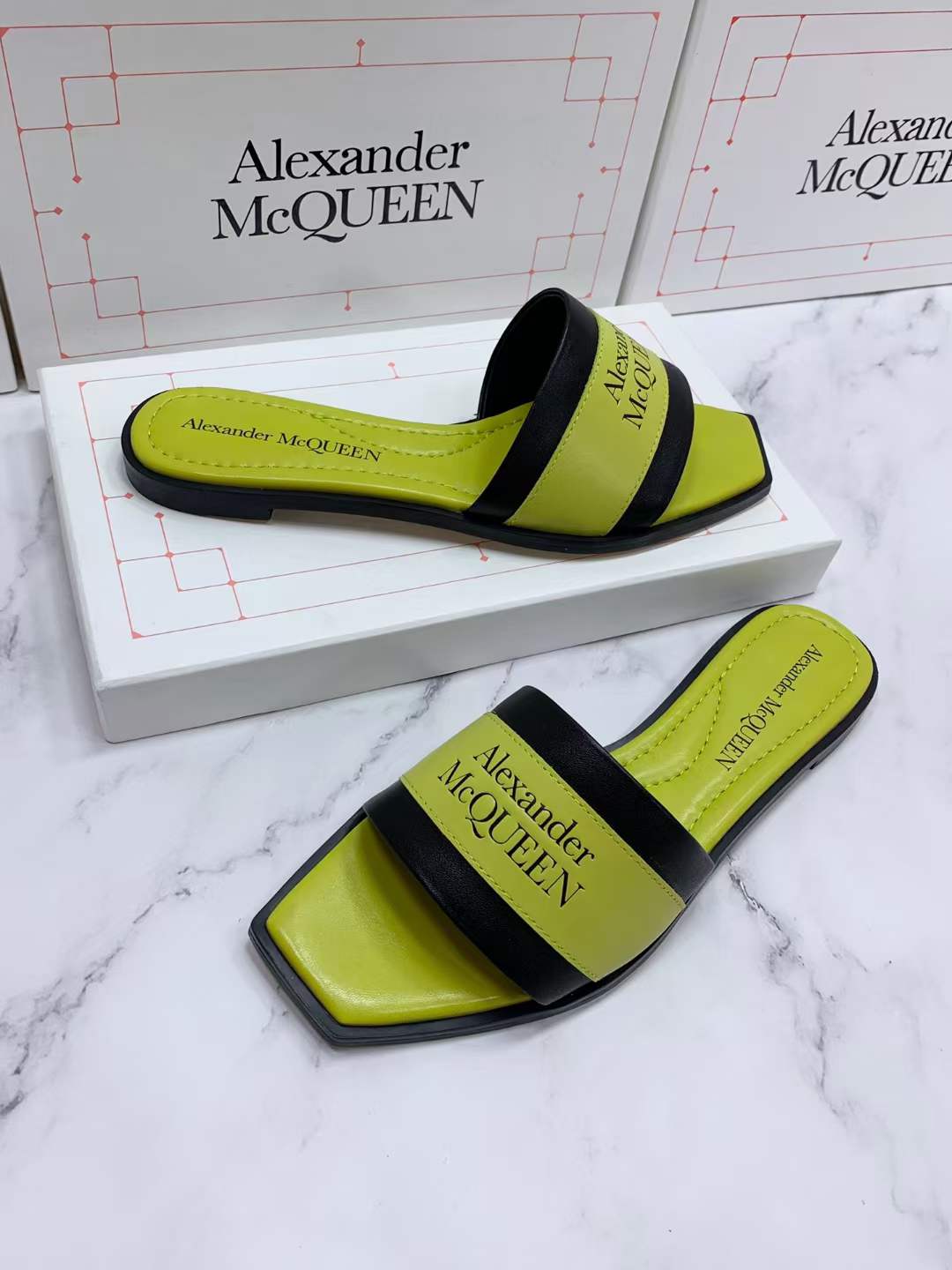 Women A*lexander M*cqueen Top Sandals