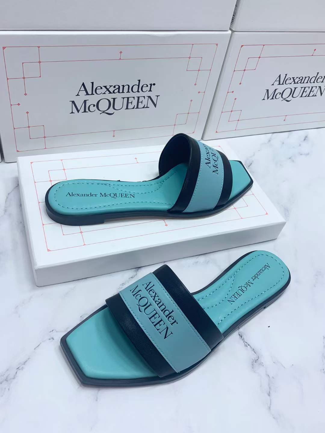 Women A*lexander M*cqueen Top Sandals