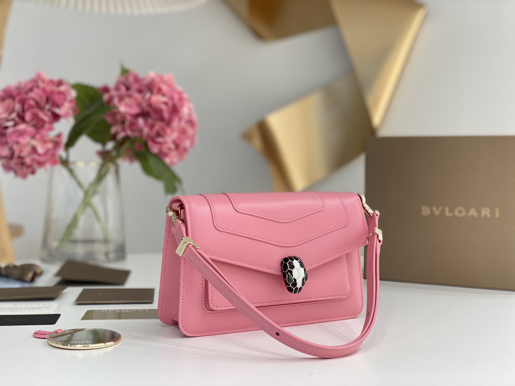 B*vlgari Bag Top Quality 22*15*4.5CM