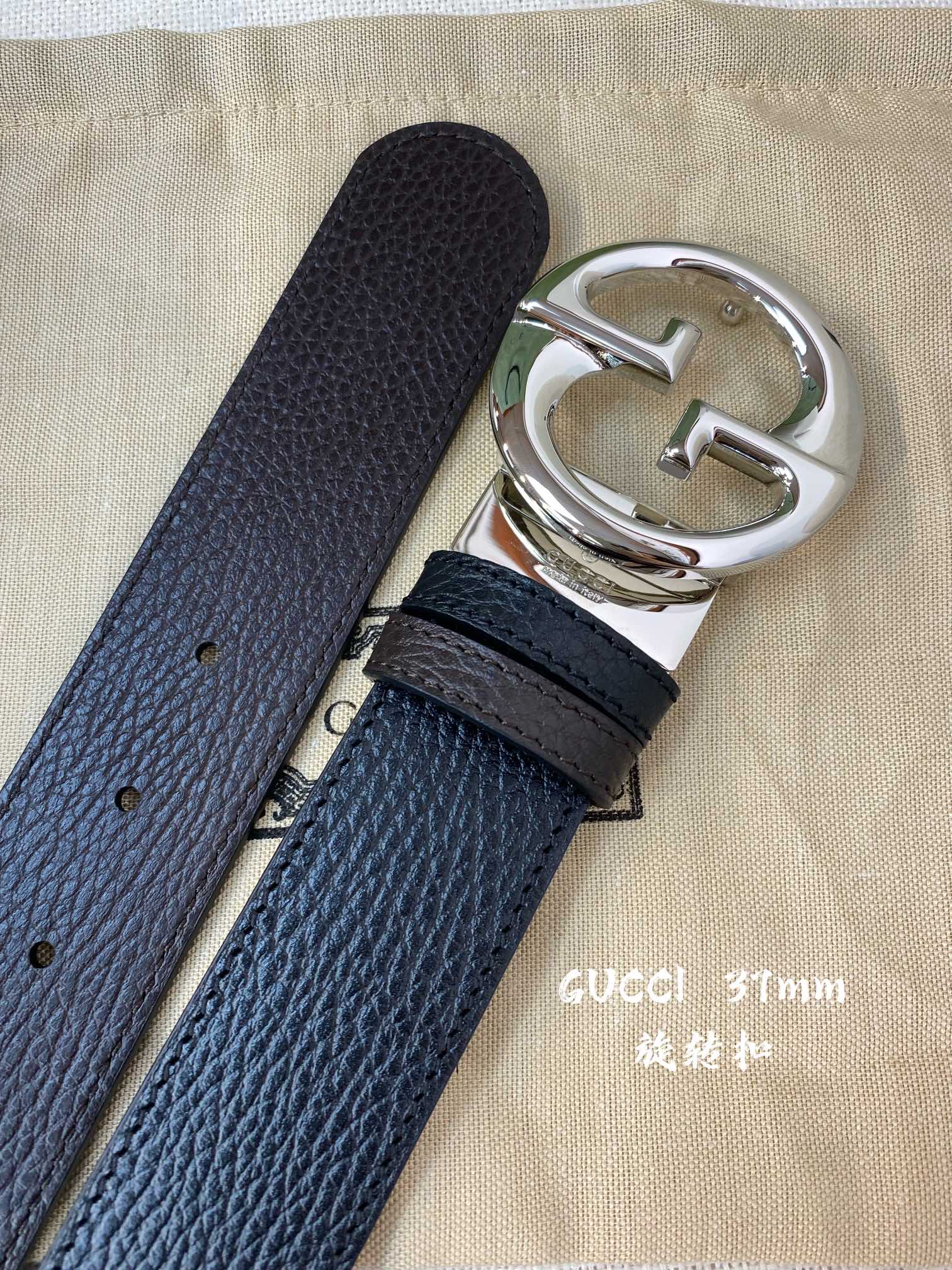 G*ucci Belts Top Quality 37MM
