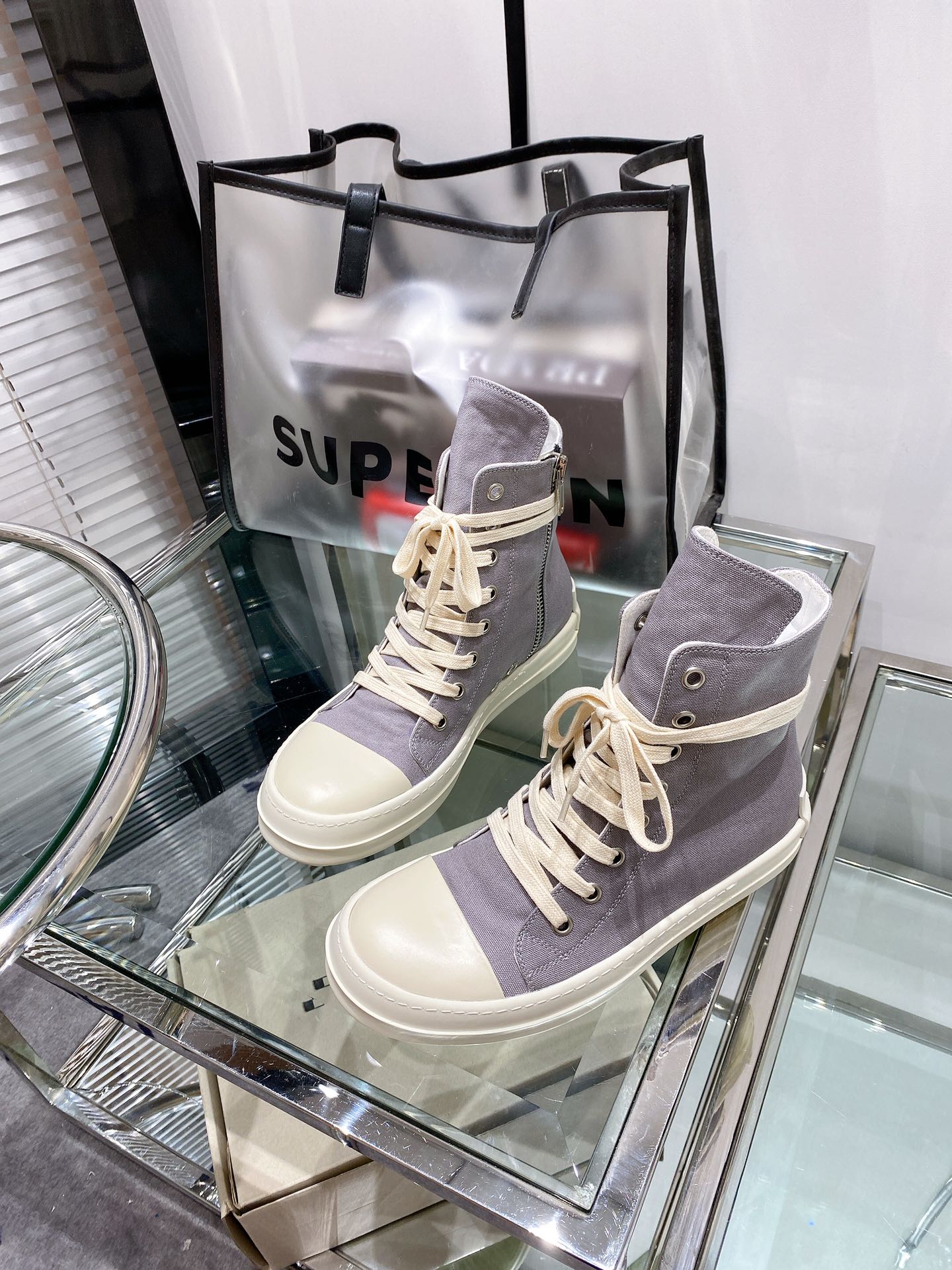 Men Women R*ick O*wens Top Sneaker