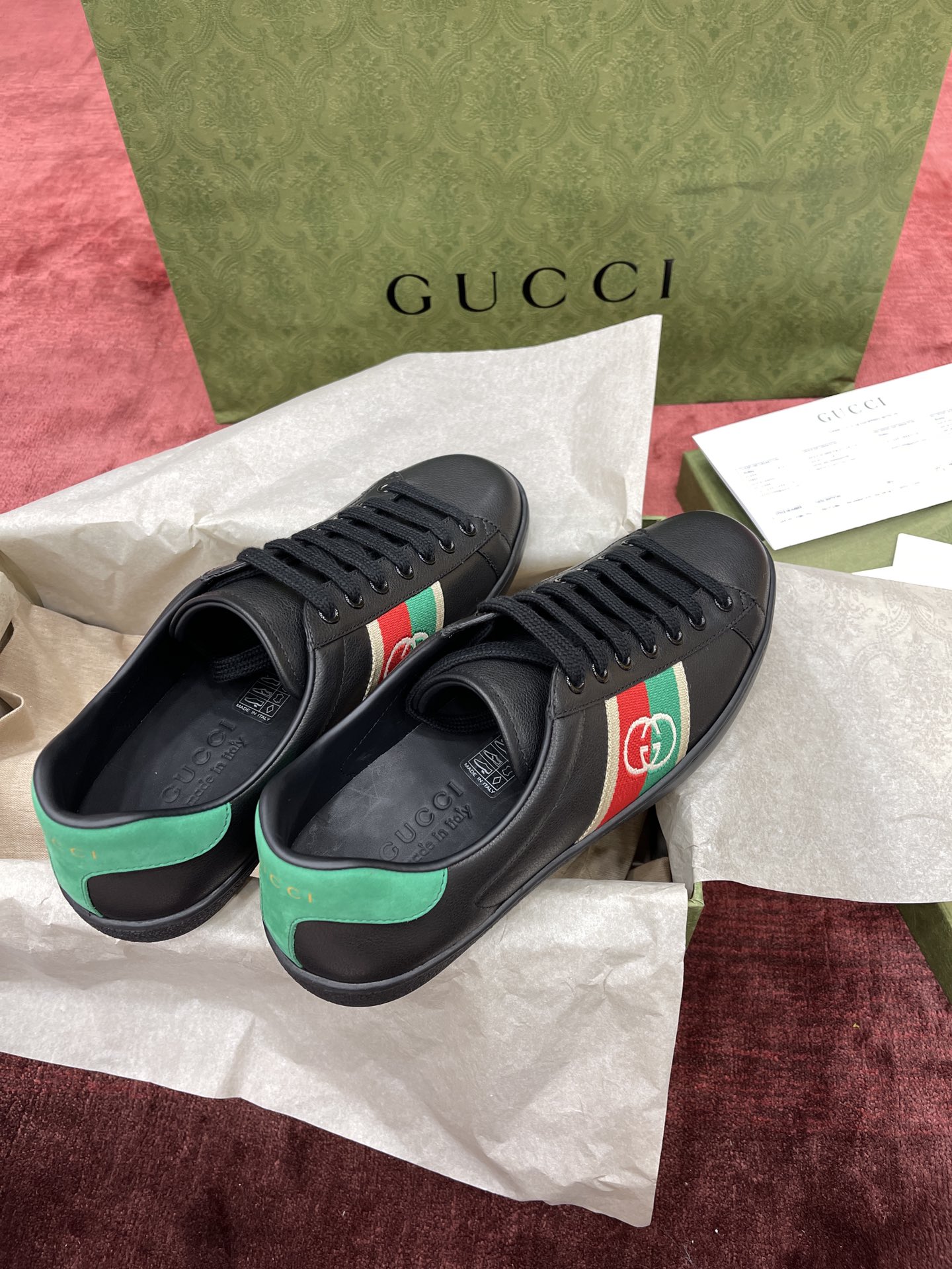 Men G*ucci Top Sneaker