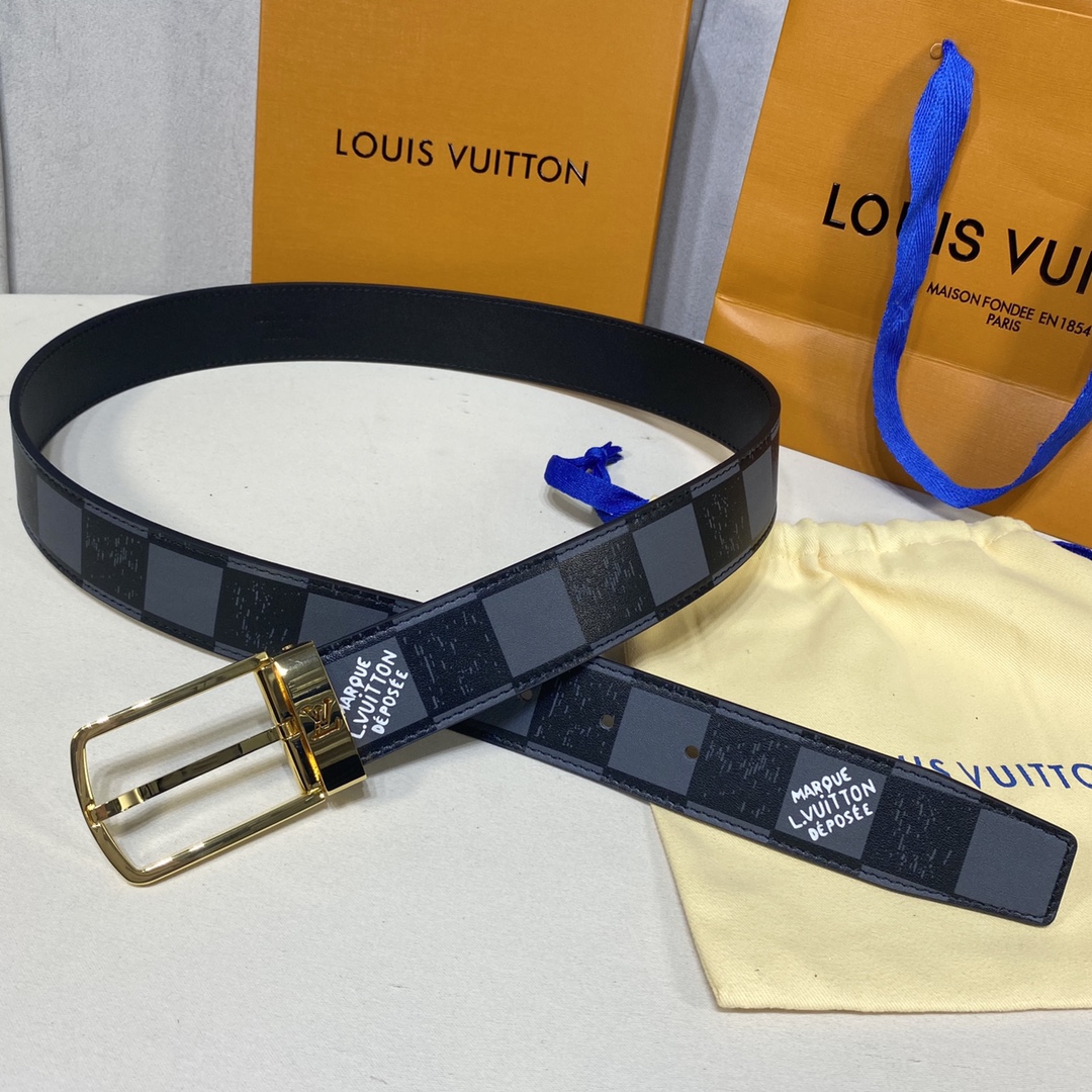 L*ouis V*uitton Belts Top Quality 35MM