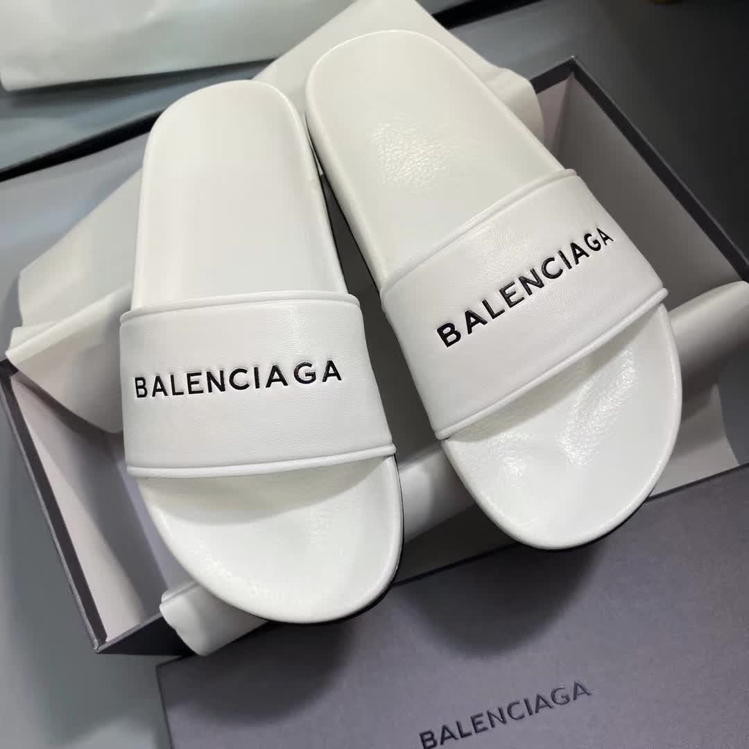 B*lenciaga Slippers