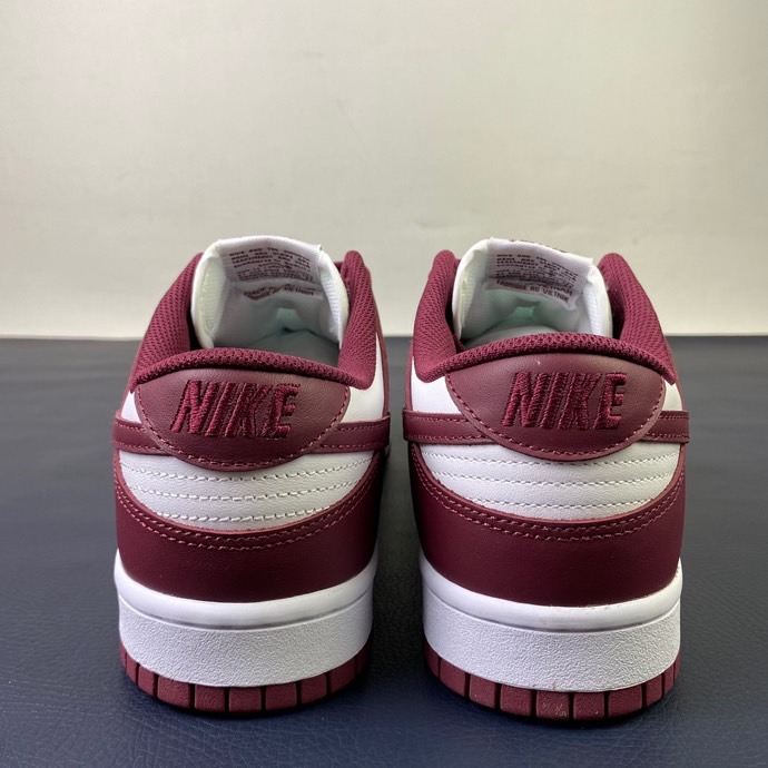 from Nike SB Dunk Low Bordeaux red