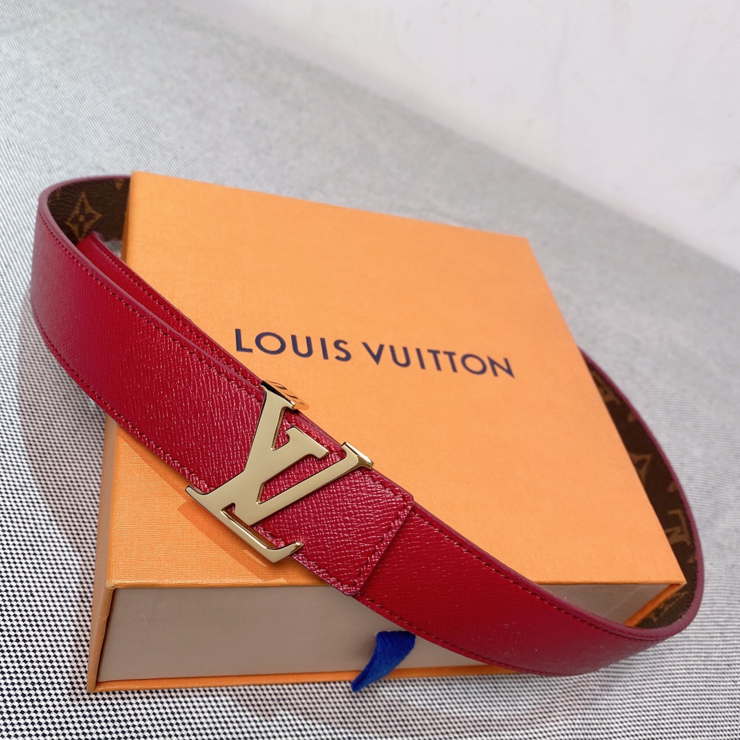L*ouis V*uitton Belts Top Quality 30MM