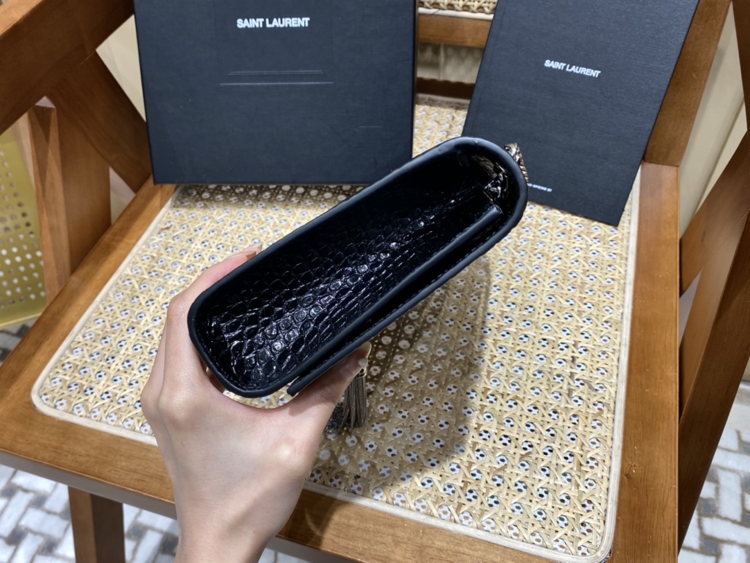 Y*SL Bag Top Quality 24*14.5*5.5 cm