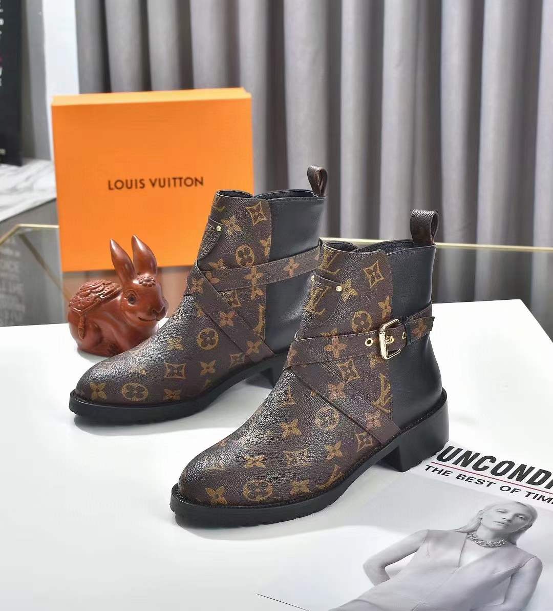 Women L*ouis V*uitton Top Sneaker