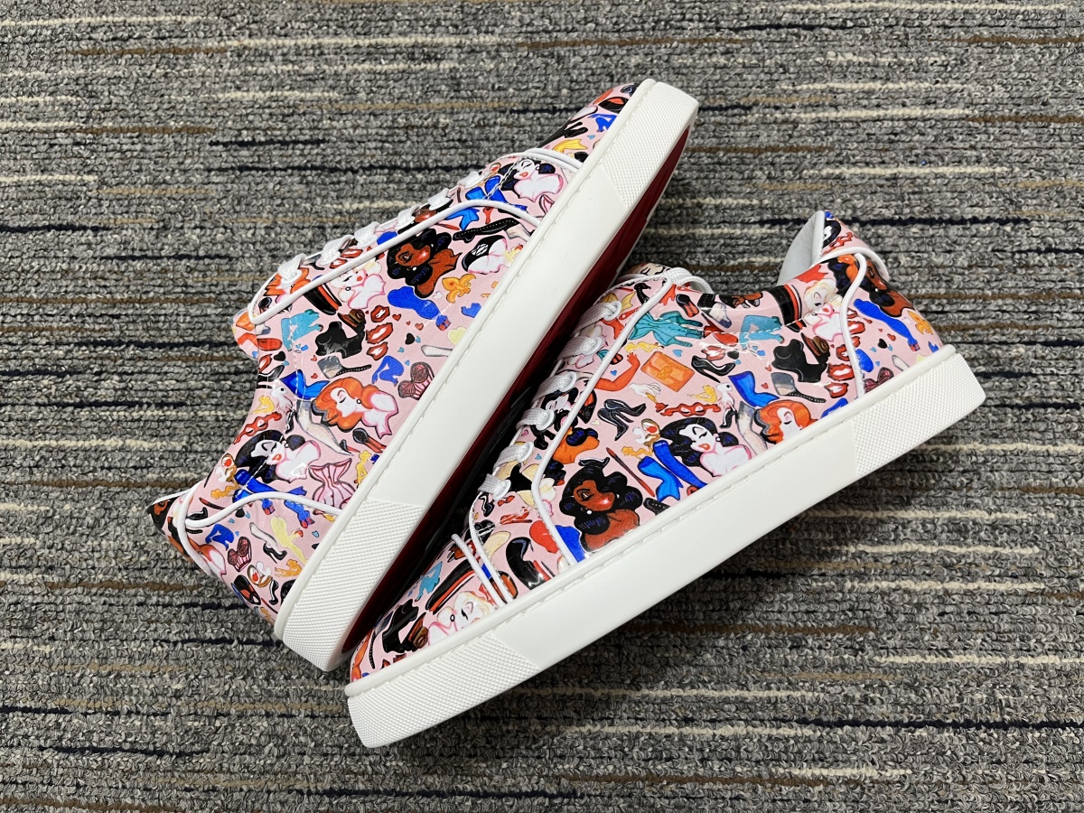 Men C*hristian L*ouboutin Low Top Sneakers