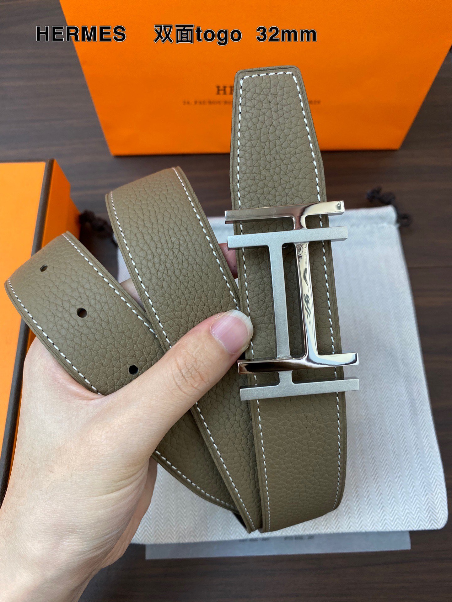 H*ermes Belts Top Quality 32MM