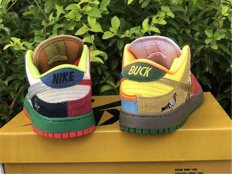 from Nike SB Dunk Low “What The” 318403-141