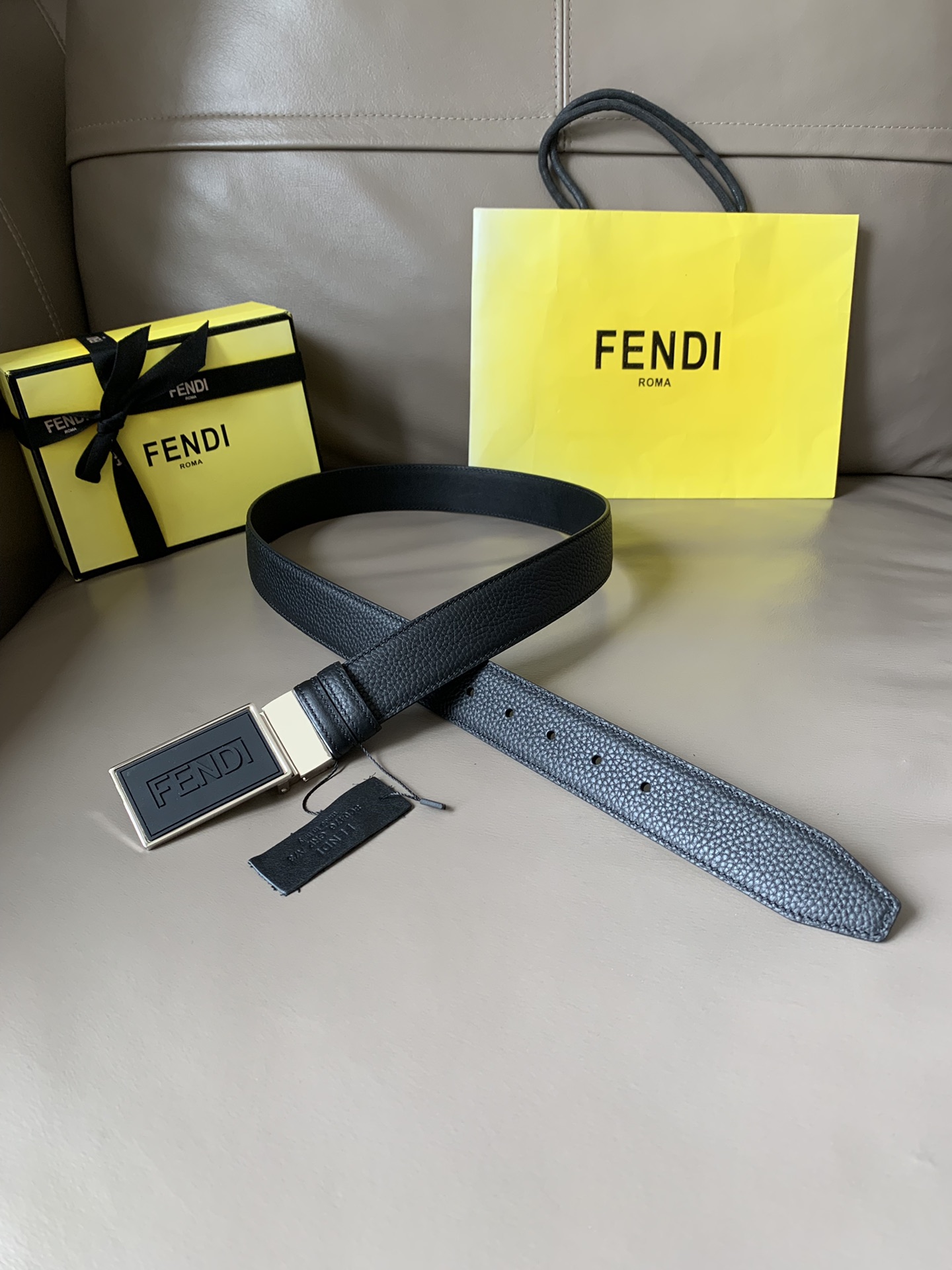 F*endi Belts Top Quality 34MM