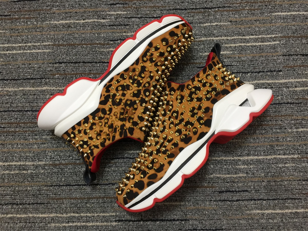 C*ristian L*uboutin Red Runner Sneaker