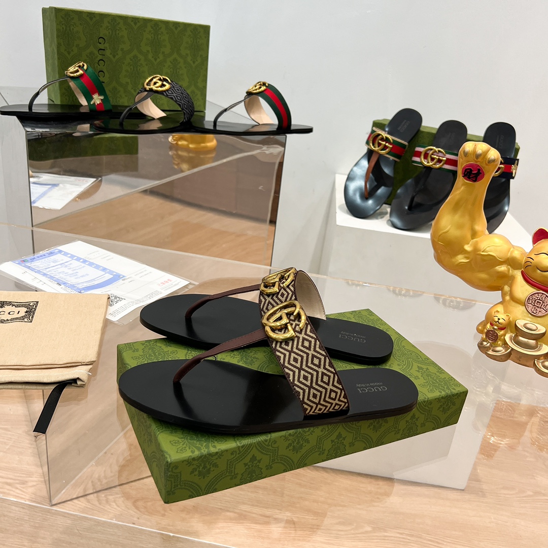 Men Women G*ucci Top Sandals