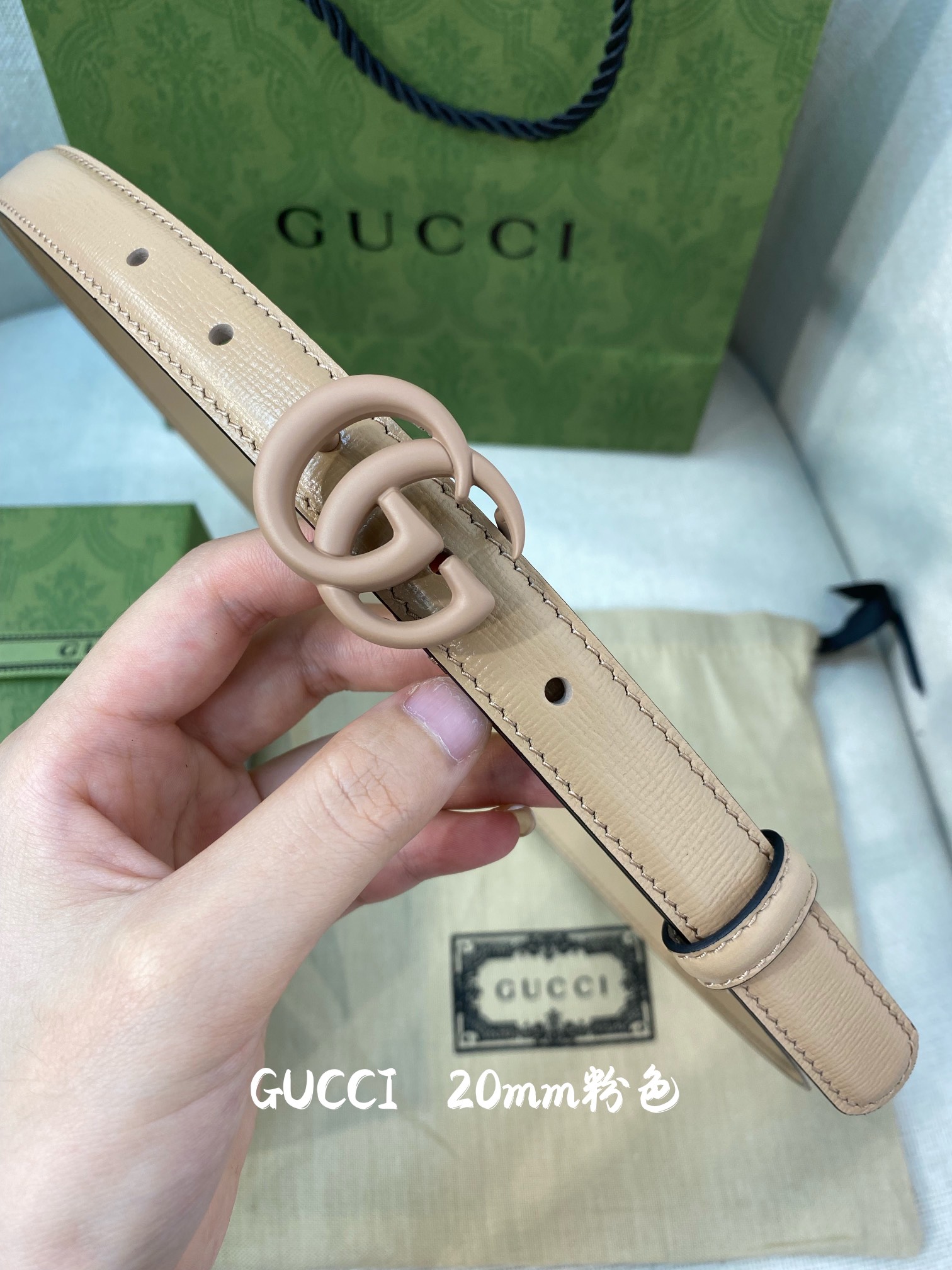 G*ucci Belts Top Quality 20MM