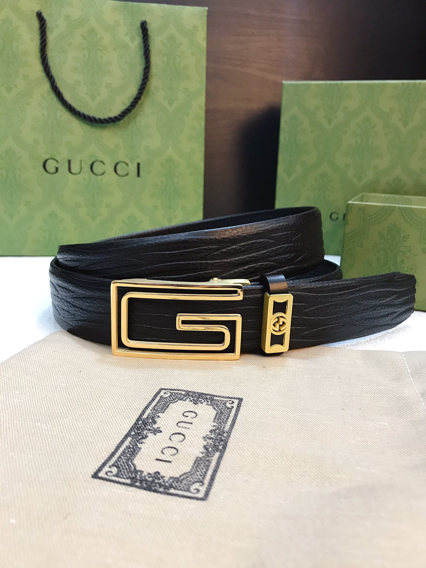 G*ucci Belts Top Quality 35MM