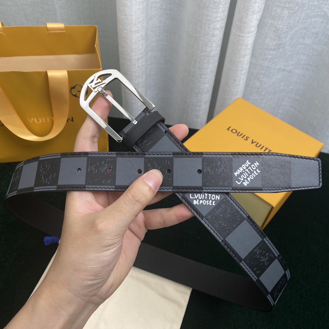 L*ouis V*uitton Belts Top Quality 35MM