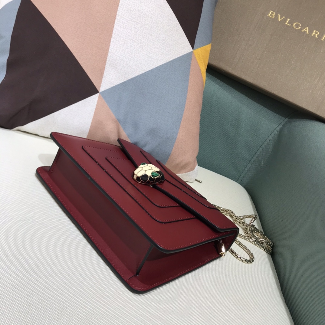 B*vlgari Top Bag 20*14*4.5cm