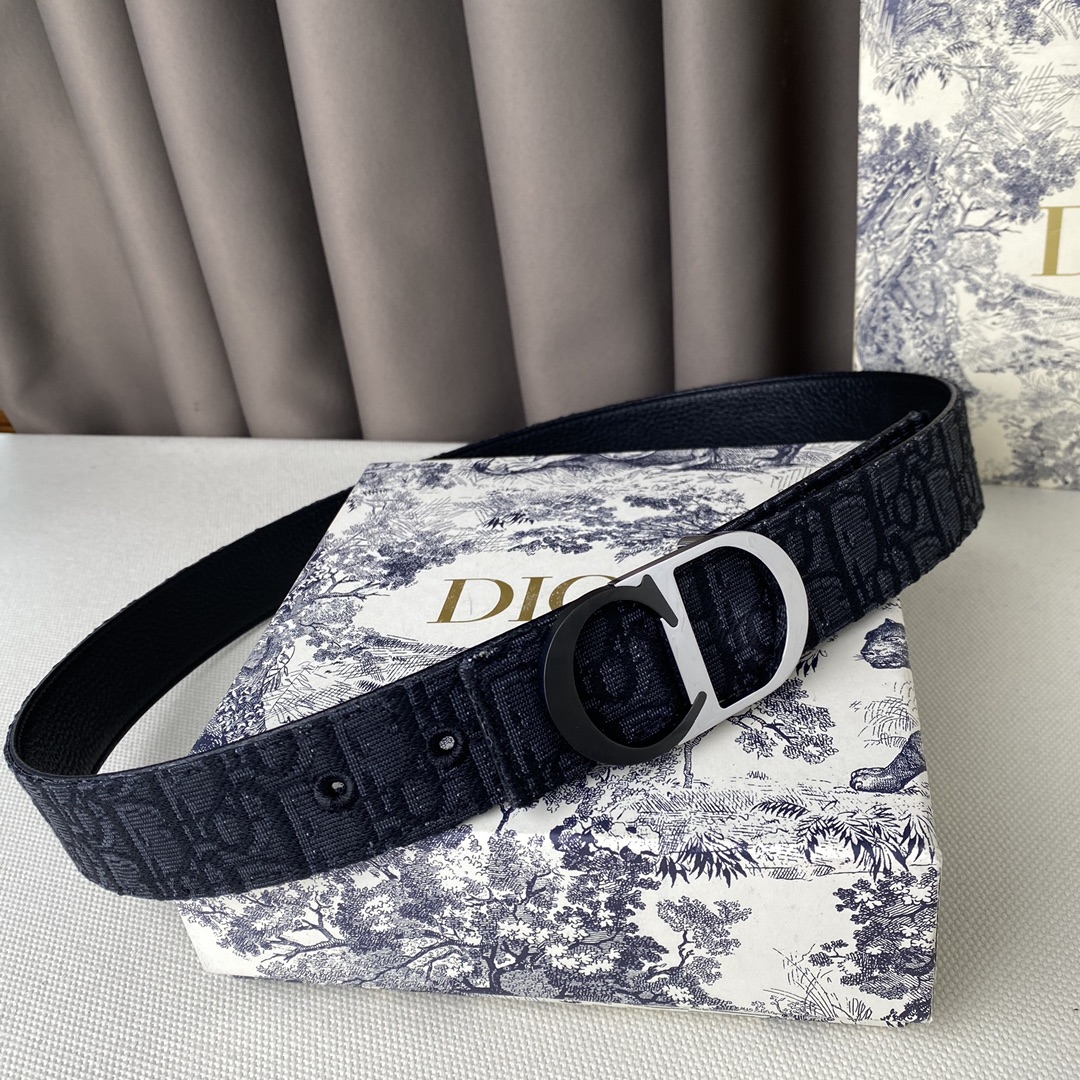 D*ior Belts Top Quality 35MM