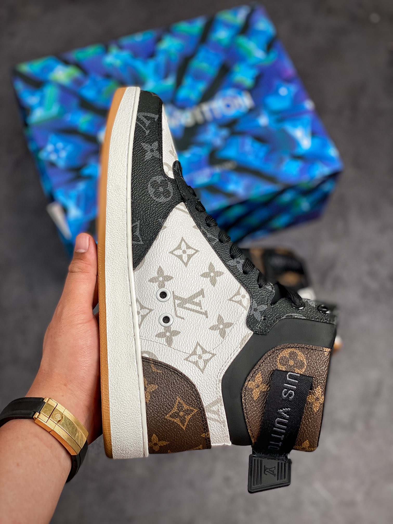 Men L*ouis V*uitton Top Sneaker