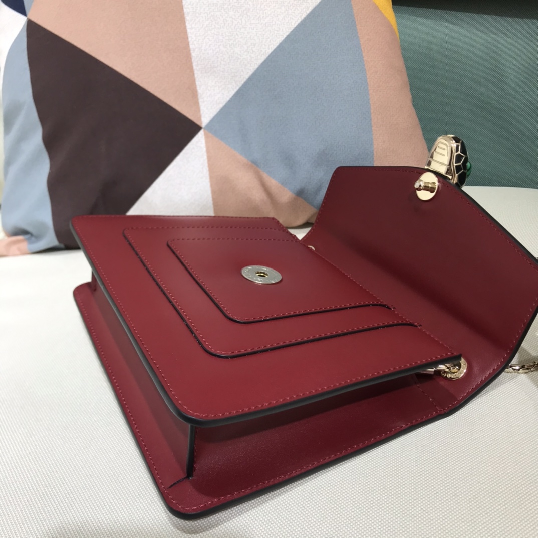 B*vlgari Top Bag 20*14*4.5cm