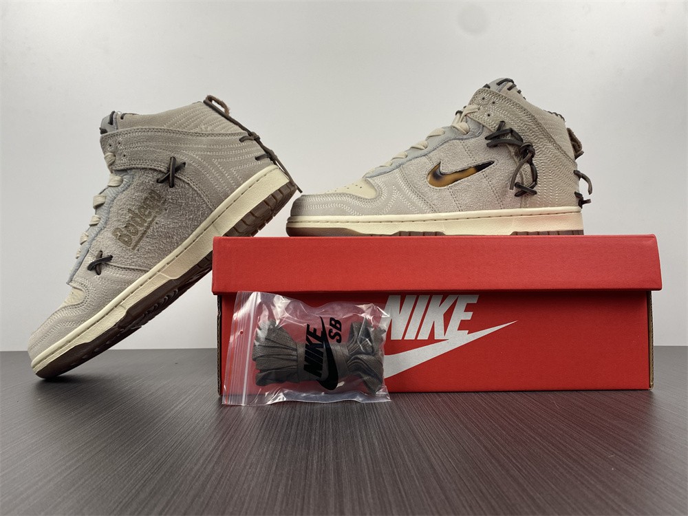 from Nike Dunk SB High Bodega Sail Multi CZ8125-100