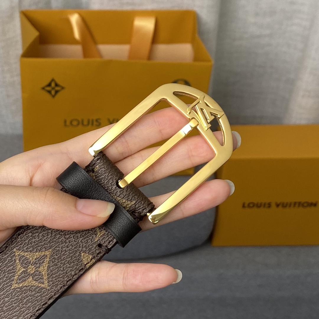 L*ouis V*uitton Belts Top Version 3.5cm