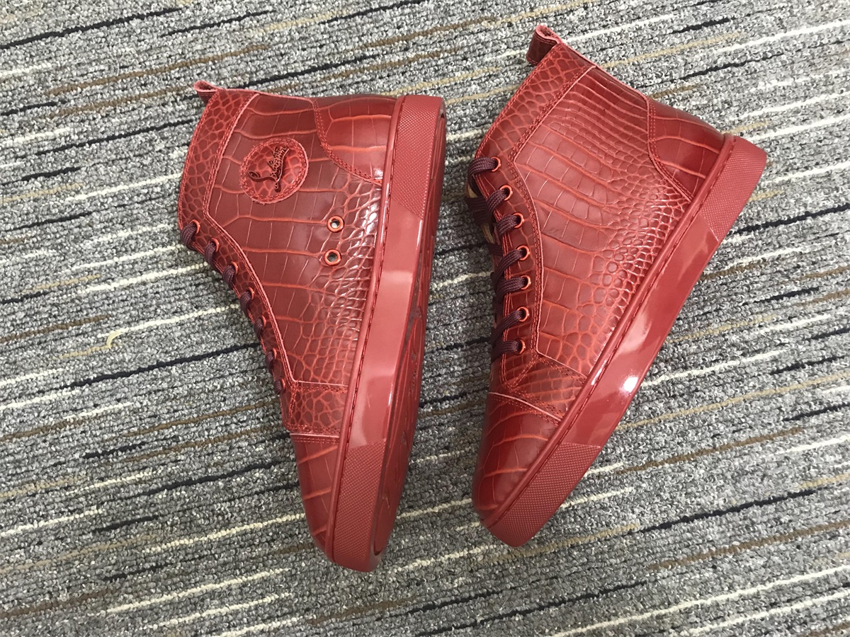 C*ristian L*uboutin Python Sneaker